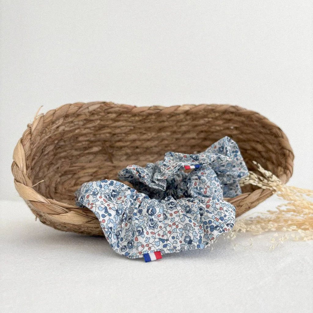Chouchou Liberty Bleu