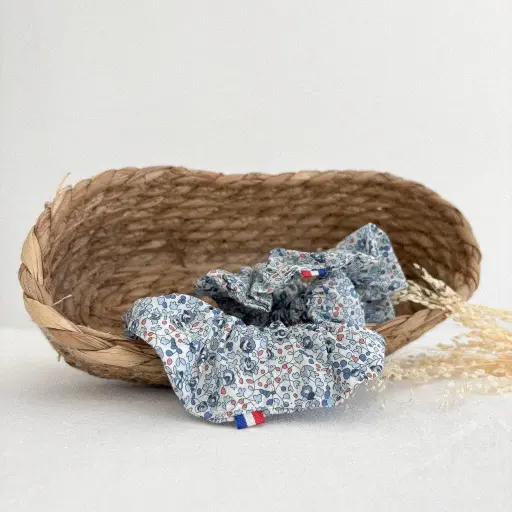 Chouchou Liberty Bleu