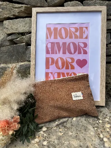 Pochette Simone Marron