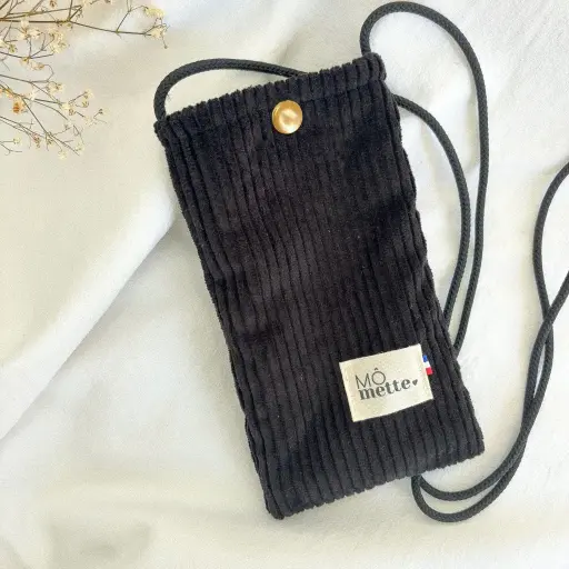 Pochette Téléphone Simone Noire